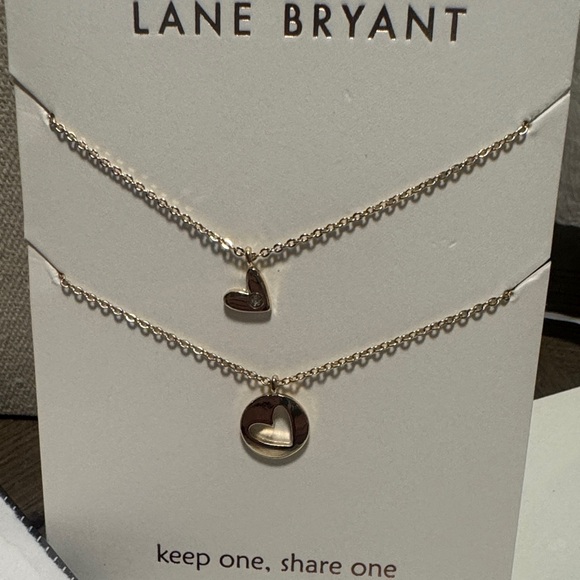 Layered Heart Pendant Necklace Set (BR1313/2) - Picture 3 of 5